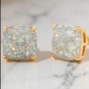 Kate Spade Stud Earrings with Gold Accents NWT
